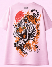 Flame Tiger Graphic Tee